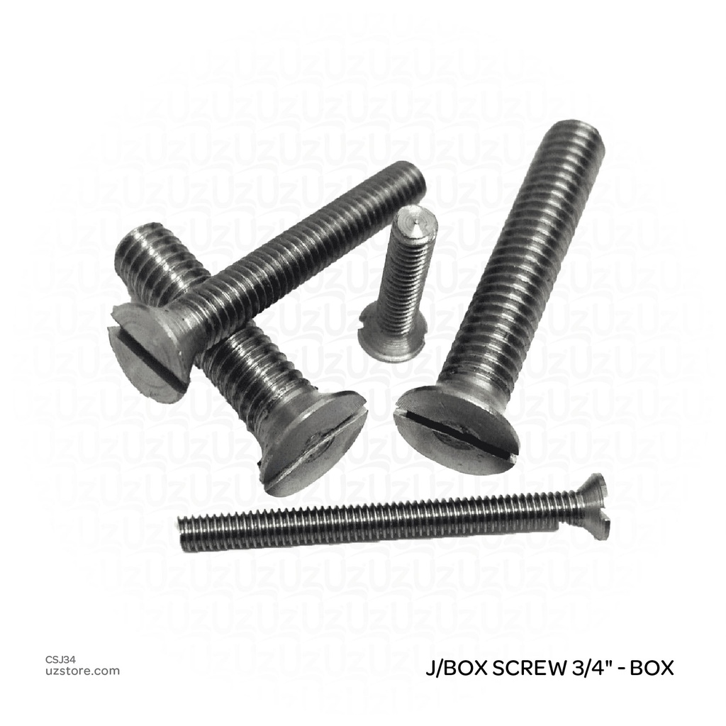 J/box Screw 3/4" box UZ Store